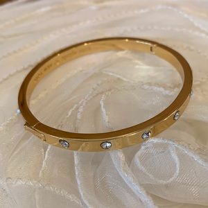 Kate Spade crystal hinge bangle